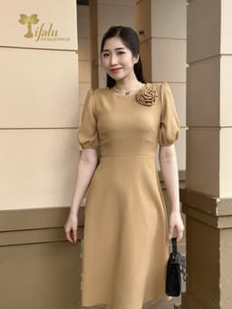 Thumbnail Váy nữ đầm thiết kế TIFALU dáng xòe trẻ trung - ZOL409DA 3