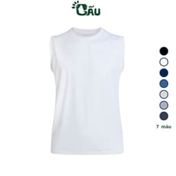 Thumbnail Áo thun ba lỗ nam Gấu 194 vải thun mè co dãn 4 chiều, áo thể thao - gym - bóng đá, from slim fit - MÈ NGANG BL 3