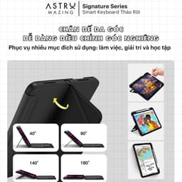 Thumbnail Ốp bàn phím tháo rời AstroMazing cho i.Pad 18/20/22/M1M2 Pro 11 12.9 10.2 Mini 6 4
