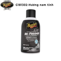 Thumbnail Khử mùi, diệt khuẩn nội thất ô tô hương nam tính - Meguiar's Air Refesher Black Chrome, G181302, 57g 1