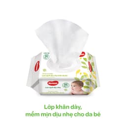 Thumbnail Thùng 12 gói Khăn ướt Huggies không mùi (80 miếng/gói) 3