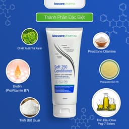 Thumbnail Dầu xả dưỡng tóc dành cho tóc gàu - ngăn gàu - phục hồi tóc hư tổn Soft 250 Conditioner 200ml 3