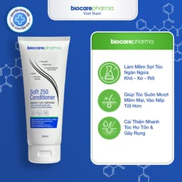 Thumbnail Dầu xả dưỡng tóc dành cho tóc gàu - ngăn gàu - phục hồi tóc hư tổn Soft 250 Conditioner 200ml 2