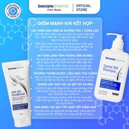 Thumbnail Combo dầu gội và dầu xả dành riêng cho tóc gàu nấm ngứa Biocarepharma. 4