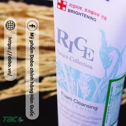 Thumbnail Sữa rửa mặt tinh chất gạo làm sáng da Dabo Rice Foam Cleansing TAC 150ml 4