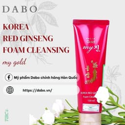 Thumbnail Sữa rửa mặt sâm đỏ My Gold Korea Red Ginseng Foam Cleanser TAC 130ml 4