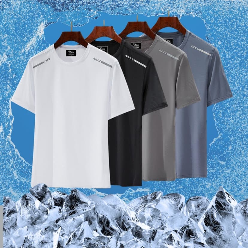 Ảnh Áo thun nam Gấu 194 vải thun co dãn 4 chiều, phong cách thể thao - gym - bóng đá, from slim fit - MÈ MŨI TÊN 3