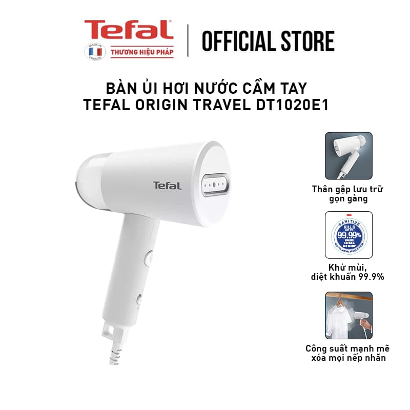 Ảnh Bàn ủi hơi nước cầm tay Tefal Origin Travel DT1020E1 1