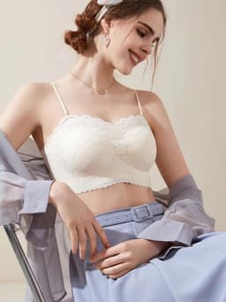 Thumbnail Áo quây 2 dây kiểu bra ren Vicci phong cách gợi cảm quyến rũ AV.12 3