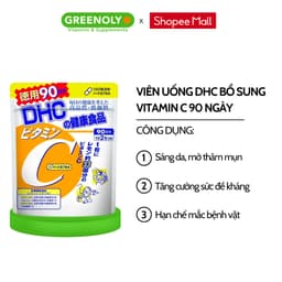 Thumbnail Viên uống bổ sung vitamin C DHC Nhật Bản hỗ trợ sáng da, mờ thâm, tăng cường đề kháng 90 ngày 3