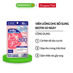 Thumbnail Viên uống DHC Biotin ngăn rụng tóc, hỗ trợ mọc tóc Biotin gói 30 viên (30 Ngày) 3