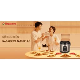 Thumbnail Nồi cơm điện cơ Nagakawa NAG0146 (1,8L - 900W) - Lòng nồi hợp kim nhôm - Bảo hành 1 năm 3