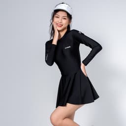 Thumbnail Angel Baby Đồ bơi nữ liền thân váy tay dài SOBIE 1