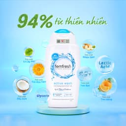 Thumbnail Dung Dịch Vệ Sinh Nữ Cho Người Ưa Vận Động Giúp Vùng Kín Sạch, Thơm, Tươi Mới Femfresh Active Fresh Wash 250ml UK 3