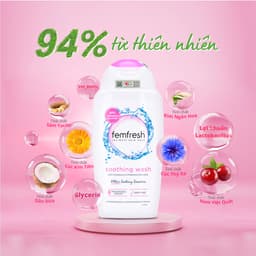 Thumbnail Dung Dịch Vệ Sinh Phụ Nữ Femfresh Soothing Wash - Hỗ Trợ Các Vấn Đề Vùng Kín Giúp Sạch, Thơm, Tươi Mới 250ml 3