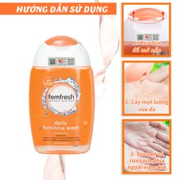 Thumbnail Dung Dịch Vệ Sinh Phụ Nữ Cho Vùng Kín Sạch, Thơm, Tươi Mới Suốt Ngày Dài Femfresh Daily Intimate Wash 150ml 3