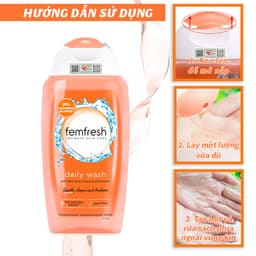 Thumbnail Dung Dịch Vệ Sinh Phụ Nữ Femfresh Daily Intimate Wash Dùng Hàng Ngày - 250ml đến từ Anh Quốc 3
