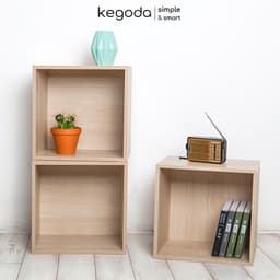 Thumbnail Kệ Gỗ Hình Hộp Hình Vuông Dài 34cm, Rộng 24cm Và Cao 34cm Thương Hiệu KEGODA KGD29 1