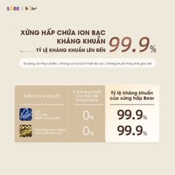 Thumbnail Nồi Nấu Cháo Chậm BEAR 0.8L 7 Chế Độ Nồi Nấu Chưng Yến Hầm Hấp Ninh Cháo Cách Thủy Giữ Trọn Chất Dinh Dưỡng NNC08 3