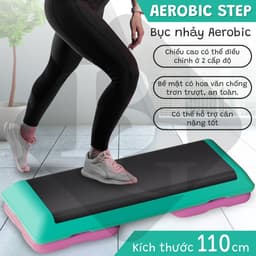 Thumbnail Bục tập aerobic dậm nhảy toàn thân Size 68-72-78-110cm thể dục điều chỉnh độ cao 1