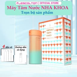 Thumbnail Máy tăm nước cầm tay mini cao cấp Lescolton vệ sinh răng miệng, làm sạch sâu, loại bỏ các mảng bám kẽ răng 2