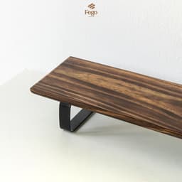 Thumbnail Kệ gỗ kê màn hình máy tính laptop FEGO kết hợp chân sắt sơn tĩnh điện dành cho văn phòng 3