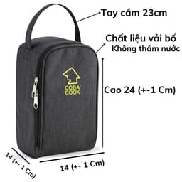 Thumbnail Bộ túi hộp cơm thủy tinh COBACOOK - CCR43BL 3