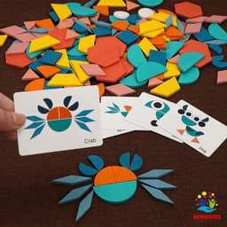 Thumbnail Đồ Chơi Sáng Tạo Xếp Hình 180 Chi Tiết Benrikids Bằng Gỗ Kèm Thẻ Flash Card Nhiều Hình Mẫu Cho Bé Phát Triển Tư Duy 1