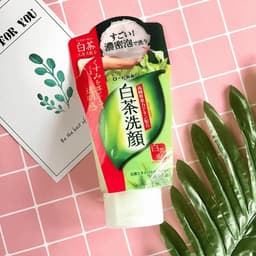 Thumbnail Sữa rửa mặt trà xanh cho da dầu mụn Rohto Shirochasou Nhật Bản 120g 2