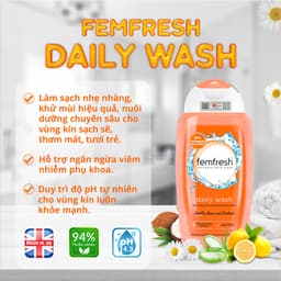Thumbnail DDVS Femfresh Daily Intimate Wash + Xịt Thơm Mát Femfresh Deodorant Active 250ML 4