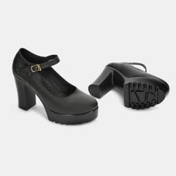 Thumbnail Kaleea - Giày Cao Gót Nữ Chất Da Mềm, Đi Nhẹ, Êm, Giày Đế Đúp Cao 9p - MO629 (Lấy tăng size) 4