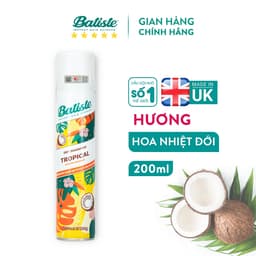 Thumbnail Dầu Gội Khô Batiste Hương Hoa Nhiệt Đới - Batiste Dry Shampoo Coconut & Exotic Tropical 200ml 2