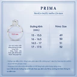 Thumbnail PRIMA Nhẫn  9K - Đính Đá Blue Sapphire- BST Serpent - 132R8457-03 2