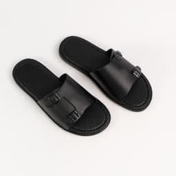 Thumbnail Dép nam da bò G2 Hades dáng sandal quai ngang, Dép da double monk strap công sở thời trang lịch sự 4