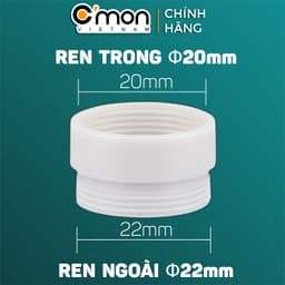 Thumbnail Đầu chuyển đổi vòi nước ren trong ngoài C'MON DN-03 3