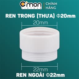Thumbnail Đầu chuyển đổi vòi nước ren trong ngoài C'MON DN-03 4