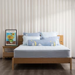 Thumbnail Bộ ga chần bông K-Bedding by Everon chất vải Cool Flex KCSP mềm mát bộ 4 món, không bao gồm chăn 2