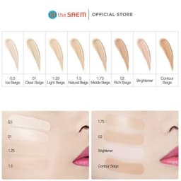 Thumbnail Che Khuyết Điểm The Saem Cover Perfection Tip Concealer SPF28/PA++ 6.5g 2