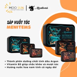 Thumbnail Sáp vuốt tóc Menitems, sáp tóc pomade, giữ nếp, tạo kiểu tự nhiên cả ngày dài, nước hoa lưu hương lâu Tropical Wind 1