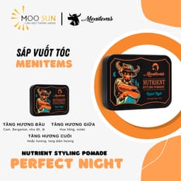Thumbnail Sáp vuốt tóc Menitems, sáp tóc pomade/clay, giữ nếp, tạo kiểu tự nhiên cả ngày dài, nước hoa lưu hương >10H 2