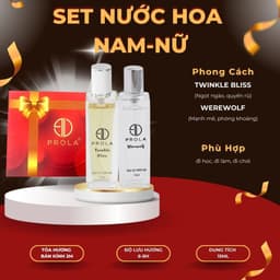 Thumbnail Nước hoa nam PROLA Werewolf nam tính, mạnh mẽ, phóng khoáng thích hợp đi làm, đi hẹn hò PL16 15ml 2