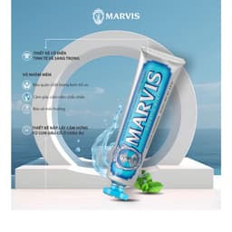 Thumbnail Kem Đánh Răng MARVIS Aquatic Mint 85ML Hương Vị Dưa Gang Mát Lạnh - Marvis 3