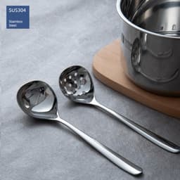 Thumbnail Muôi inox 304 cao cấp Yeahcook, Sử dụng trong nhà bếp bàn ăn 1