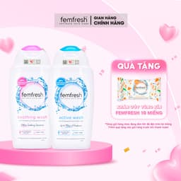 Thumbnail Mua 2 Dung Dịch Vệ Sinh Chăm Sóc Vùng Kín Sạch Thơm Femfresh TẶNG Kèm Quà Tặng Siêu Xinh 1