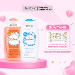Thumbnail Mua 2 Dung Dịch Vệ Sinh Phụ Nữ Femfresh Daily & Active 250ml Tặng Kèm Quà Tặng Đặc Biệt 1