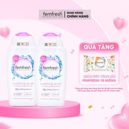 Thumbnail Dung Dịch Vệ Sinh Phụ Nữ Femfresh Soothing Wash -Hỗ Trợ Các Vấn Đề Về Da 250ml TẶNG Quà Siêu Xinh 1