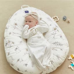 Thumbnail Elava Combo gối chống trào ngược cho bé sơ sinh, 100% bông Huvis kháng khuẩn 1