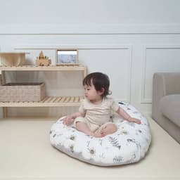 Thumbnail Elava Combo gối chống trào ngược cho bé sơ sinh, 100% bông Huvis kháng khuẩn 2