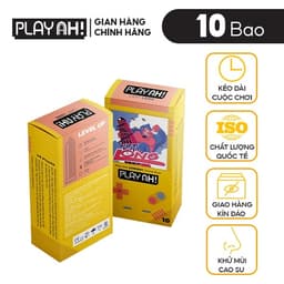 Thumbnail Combo 2 hộp/3 hộp Bao Cao Su PlayAh Last Long Siêu Mỏng Kéo Dài Thời Gian Hộp 10 bao size 52mm 4