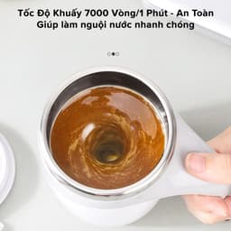 Thumbnail Cốc Tự Khuấy Tự Động 380ml Giữ Nhiệt Cốc Pha Cà Phê Sữa Hoa Quả Cốc Khuấy Điện Bằng Thép Không Gỉ Chính Hãng Amalife 4